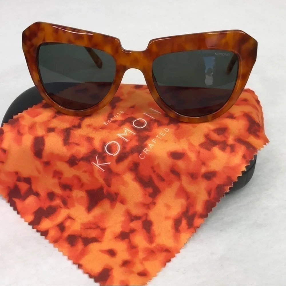 Komono sunglasses New Women's Stella cat eye caramel demi